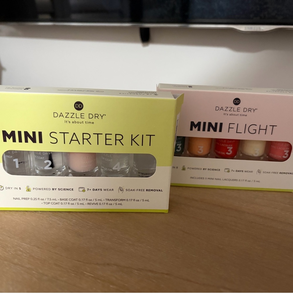 Dazzle Dry Mini Starter Kit and Mini Spring Fling Flight Set